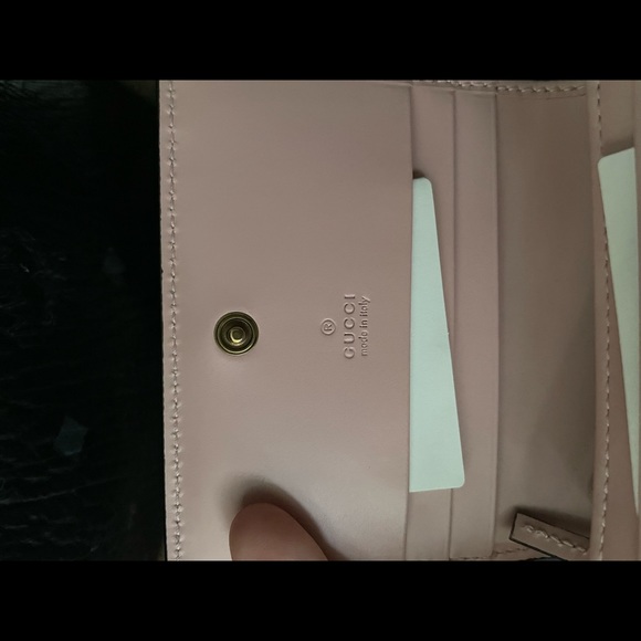 Gucci Pink Card Wallet - Picture 5 of 5